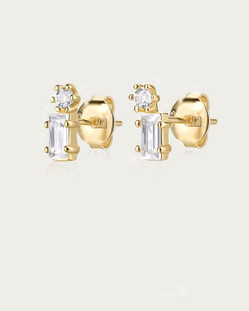 Front of a size O/S Billy Idol Gemstone Studs in Gold in Gold by F+H Studios. | dia_product_style_image_id:330120